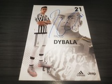 Paulo Dybala hand signed Juventus Club autograph card