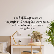 Inspirational Wall Decal Quote