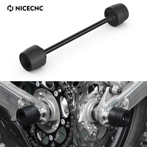 Rear axle slider fork - axle,