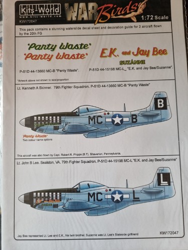 Kits world 51 d - p-51,