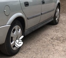 Astra G Mk4 Rear Skirt End Caps PAIR Van Estate Hatch GM 90560748 90560747