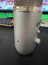 Yeti USB Microphone Blue, Silver for PC/Mac, Gaming/Streaming Recording