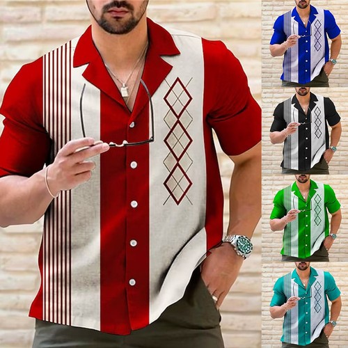 Trendy mens casual striped - trendy,