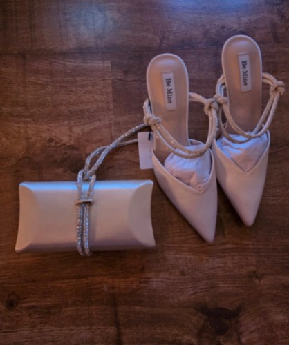 Ivory shoes and matching - ivory,