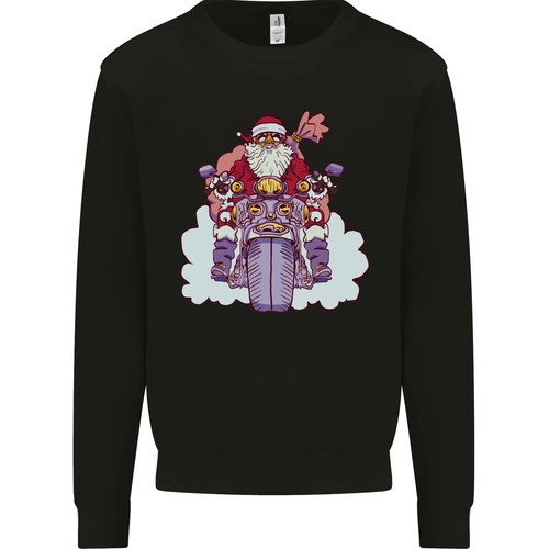 Biker santa christmas - biker,