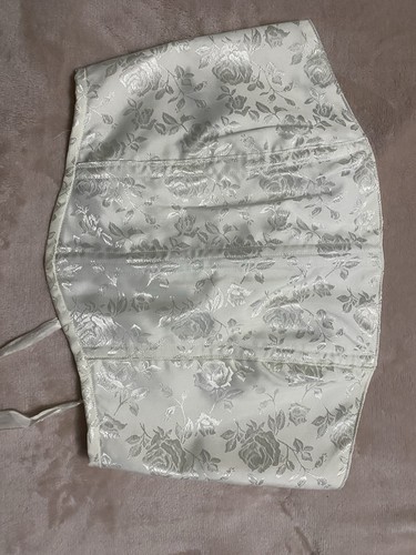 Handmade jaquard satin corset - satin,