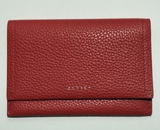 RADLEY RED LEATHER FLAP OVER PURSE WALLET NEW!!!
