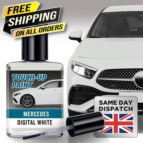 Mercedes digital white 144 - mercedes,