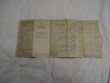 BSA CL 10 250cc log book memorabilia