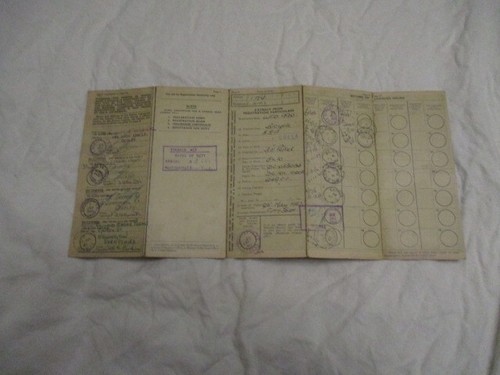 Bsa 250cc log book - bsa, cl