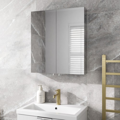 Double door bathroom mirror - double,