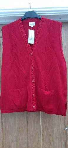 Womens knitted waistcoat - knitted,