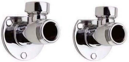 Bar shower backplate - shower, elbow