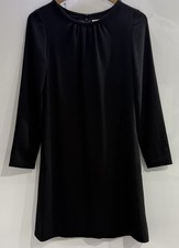 Goat Black Wool Crepe Dress