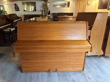 Upright Teak Kemble piano. Excellent Condition
