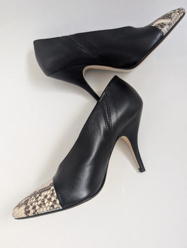 New hobbs black leather snake - hobbs,