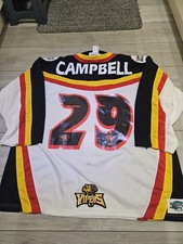 Game Worn Hockey Jersey Newcastle Vipers Comic Relief Campbell Rare