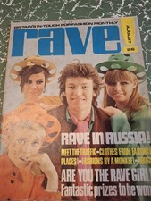 Vintage RAVE Magazine AUGUST 1967 Jimi Hendrix Traffic Lennon Monkees R310