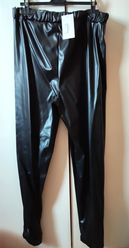 Bnwt wet look pvc trousers - bnwt,