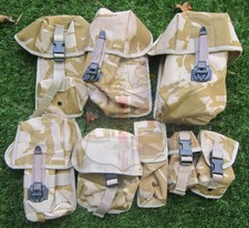 British Army Desert DPM Assault Vest MOLLE Pouches Cordura Nylon