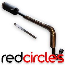 BLACK CRF50 PIT BIKE COMPLETE EXHAUST fits SMALL STOMP WPB