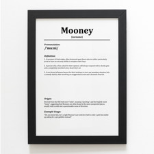 A4 PRINT - Mooney - Funny