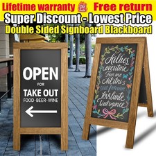 A-Board Double Side Wood