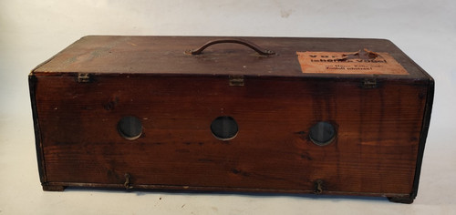 Old pigeon quail transport box - old,
