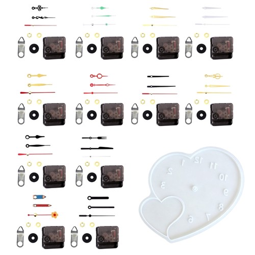 Heart shaped diy clock - diy,