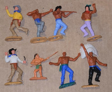 Britains Timpo Crescent Toys Cowboys & Indians Wild West bits