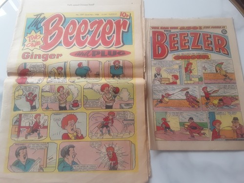Beezer comics 1980 - beezer, comics,