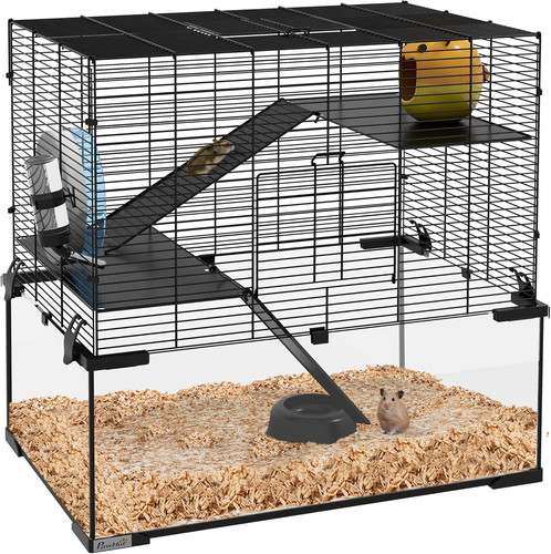 Pawhut tiers hamster cage - pawhut,