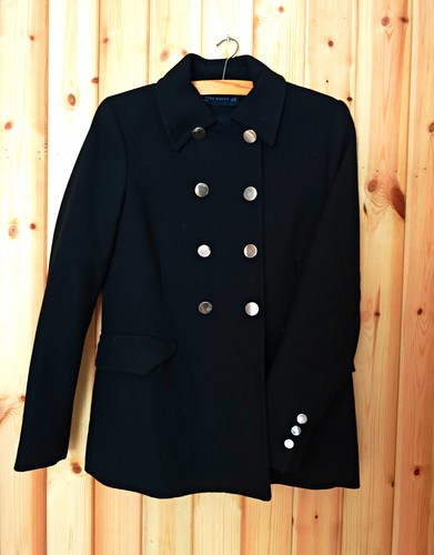 Zara woman black military - woman,