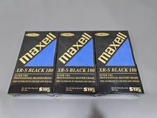 3 x Maxell XR-S SE-180 Master
