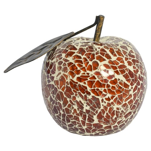 Mosaic glass apples - glass,
