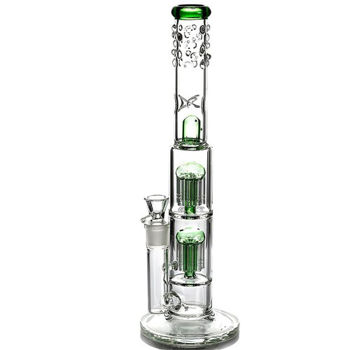 Rora 16inch glass bong - 16inch, double