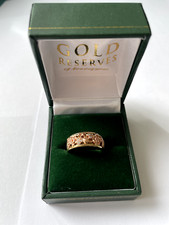 Special Limited Edition Clogau Gold 9ct QEII Diamnd Jubilee 2012 Ring Size J 1/2