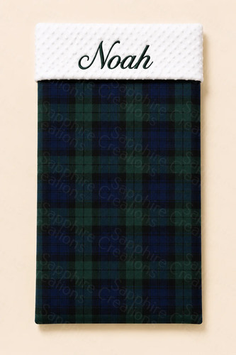 Black watch tartan baby boys - watch,