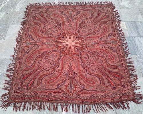 Vintage paisley shawl women - vintage,