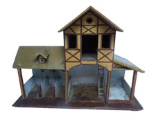 Antique German Wooden Painted