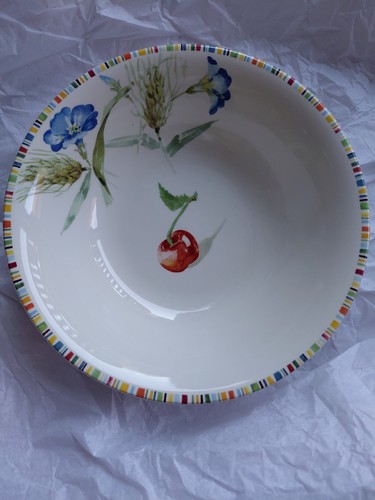 Gien cherry cereal bowl - cherry,