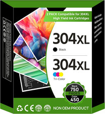 304XL Ink Cartridges Black and