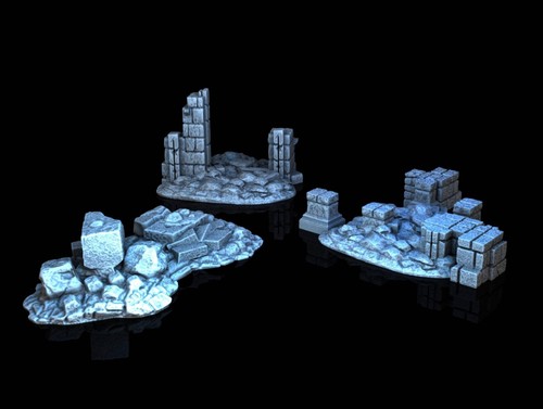 Scatter ruins 28mm dnd - ruins,
