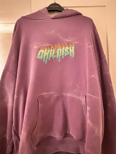 Purple childish hoodie - purple,