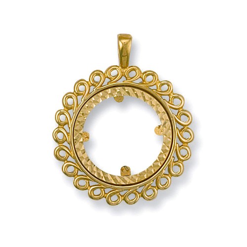 Yellow gold fancy - yellow, (half)