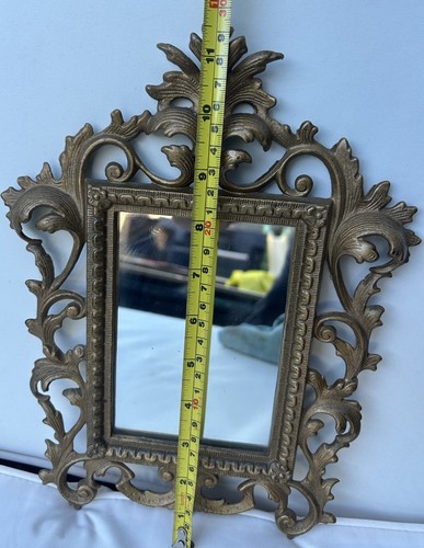 Antique photo frame brass - photo,