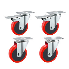 4 x Double Bearing 700KG 100mm