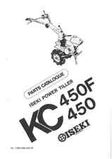 Iseki Power Tiller KC450F & KC450 Parts Manual KC 450 F
