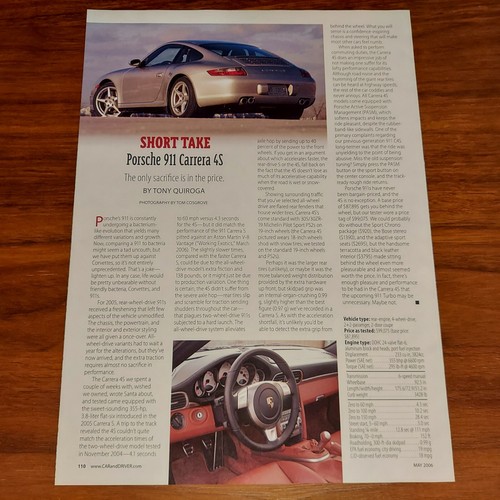 Porsche 911 carrera coupe - carrera, 4s