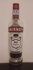 Empty Smirnoff No 21 700ml Vodka Bottle Crafts Upcycle Wedding Tables